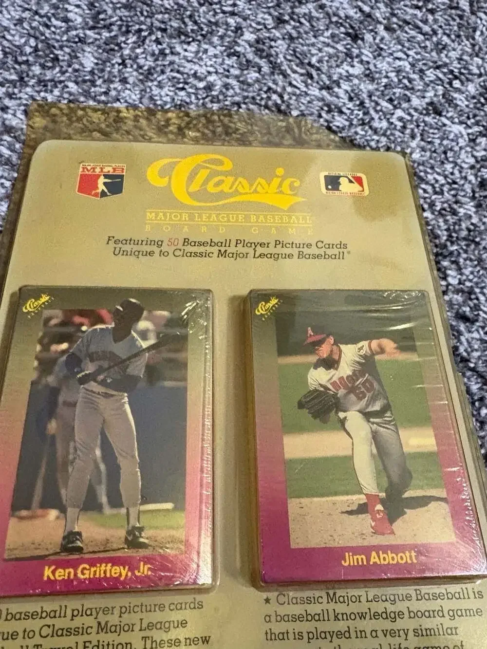 1989 Classic Major League Baseball Board Game Travel Edition